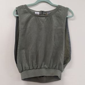 H&M Suede Sleeveless Top (M)